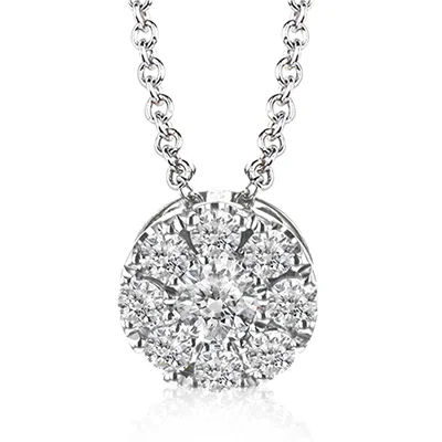 Women's necklaces playful-design-Pendant Necklace in 18k Gold with Diamonds NGP101