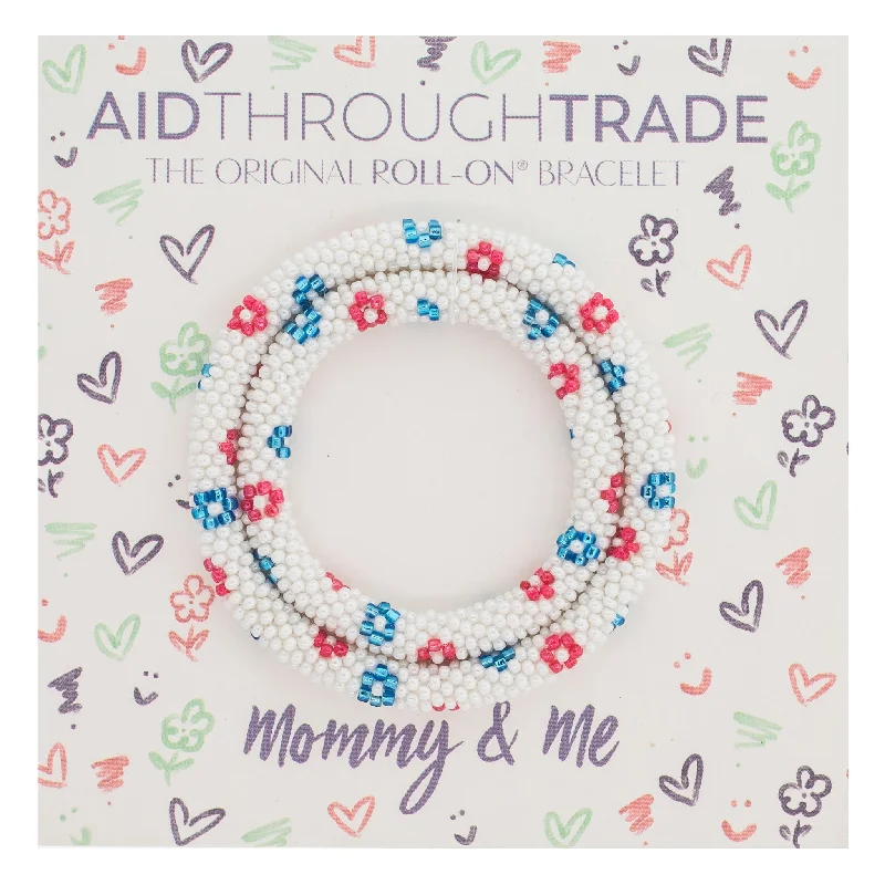 Unisex bracelets dual-wrap-Mommy & Me Roll-On® Bracelets <br> Firecracker