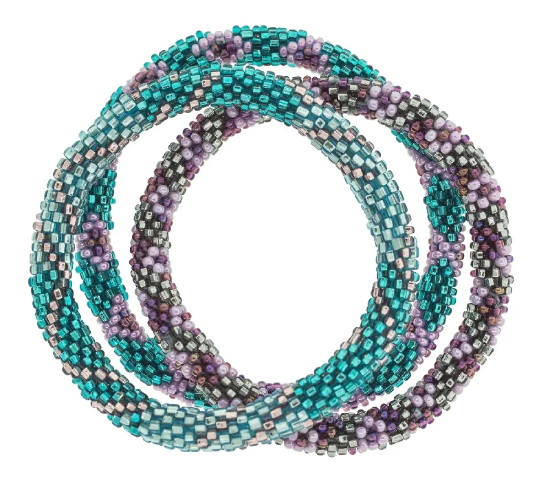 Unisex bracelets glowing-clasp-8 inch Roll-On® Bracelets <br> Mermaid