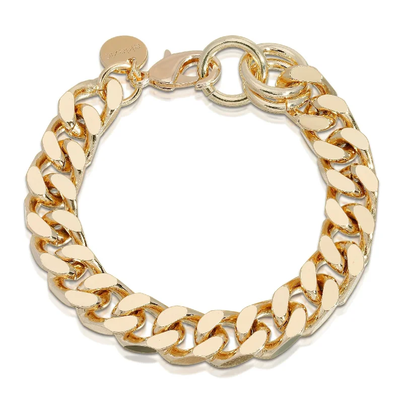 Unisex bracelets event-stone-Men'S Curb Chain Bracelet