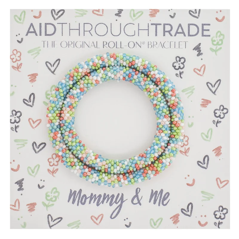 Unisex bracelets event-stone-Mommy & Me Roll-On® Bracelets <br> Sorbet